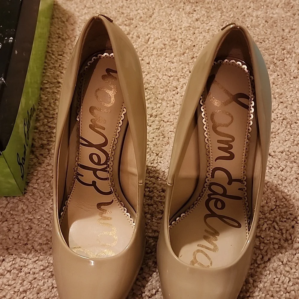 Sam Edelman Danna Nude Patent Heels - Picture 11 of 15